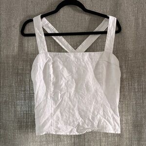 Goes with everything linen camisole tank!